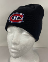 Charger l'image dans la galerie, Canadiens de Montréal – Tuque noire sans revers (LNH officielle)