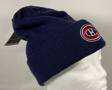 Charger l'image dans la galerie, Canadiens de Montréal – Tuque marine à revers (LNH officielle)
