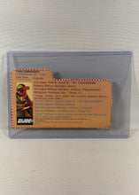 Charger l'image dans la galerie, GI Joe – File Card Steeler (Tank Commander, bilingue) – Vintage 1983