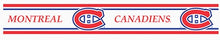 Charger l'image dans la galerie, Canadiens de Montréal – Bordure murale préencollée 5,5 po × 12 pi (LNH officielle)