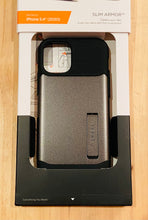 Charger l'image dans la galerie, Coque Spigen Slim Armor pour iPhone 12 mini - Gun Metal