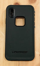 Charger l'image dans la galerie, Coque LifeProof Fre pour iPhone XS, X - Noir Asphalte/Gris Foncé