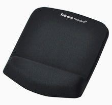 Charger l'image dans la galerie, Tapis de souris/repose-poignet Fellowes PlushTouch avec technologie FoamFusion - Noir