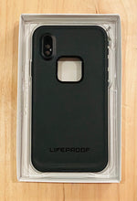 Charger l'image dans la galerie, Coque LifeProof Fre pour iPhone XS, X - Noir Asphalte/Gris Foncé