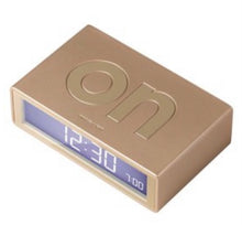 Charger l'image dans la galerie, Lexon Réveil Flip LCD Gold