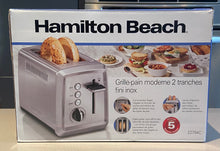 Charger l'image dans la galerie, Grille-pain 2 tranches en acier inoxydable