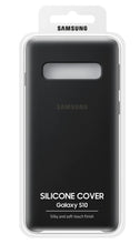 Charger l'image dans la galerie, SAMSUNG Coque de protection en silicone d'origine pour Galaxy S10 - Noir
