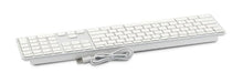 Charger l'image dans la galerie, Clavier pleine taille USB LMP, 109 touches (Ansi), 2X USB, aluminium, disposition US, OS X 10.5+, argent