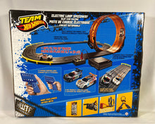 Charger l'image dans la galerie, Team Hot Wheels Electric Loop Speedway – Piste de course électrique avec loop (NEUF)
