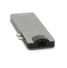 Charger l'image dans la galerie, Station d'accueil compacte LMP USB-C HDMI 4K 8 ports, argent
