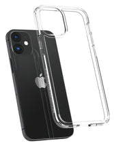 Charger l'image dans la galerie, Étui Crystal Hybrid Spigen pour iPhone 12 mini - Transparent

