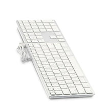 Charger l'image dans la galerie, Clavier pleine taille USB LMP, 109 touches (Ansi), 2X USB, aluminium, disposition US, OS X 10.5+, argent
