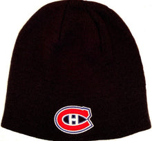 Charger l'image dans la galerie, Canadiens de Montréal – Tuque noire sans revers (LNH officielle)
