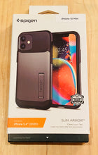 Charger l'image dans la galerie, Coque Spigen Slim Armor pour iPhone 12 mini - Gun Metal
