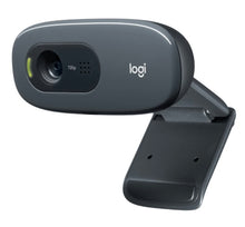 Charger l'image dans la galerie, Webcam Logitech C270 HD avec micros à réduction de bruit pour les appels vidéo - Noir
