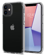 Charger l'image dans la galerie, Étui Crystal Hybrid Spigen pour iPhone 12 mini - Transparent
