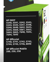 Charger l'image dans la galerie, HP 62 cartouches d'encre noires et tricolores authentiques, 2/paquet (N9H64FN)
