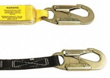 Charger l'image dans la galerie, Longe avec absorbeur d'énergie SafeLight de 3M avec crochet pour barres d'armature 6 pi
