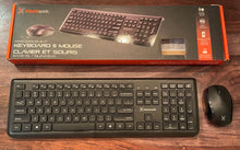 Charger l'image dans la galerie, Ensemble clavier et souris multimédia sans fil 2,4 GHz blackweb (noir)
