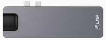 Charger l'image dans la galerie, Station d'accueil compacte LMP USB-C HDMI 4K 8 ports, argent
