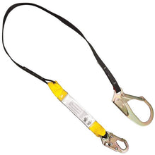 Charger l'image dans la galerie, Longe avec absorbeur d'énergie SafeLight de 3M avec crochet pour barres d'armature 6 pi
